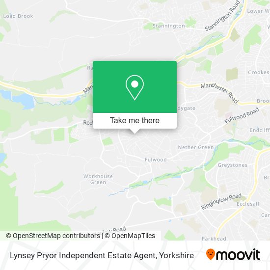 Lynsey Pryor Independent Estate Agent map