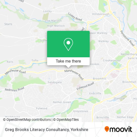 Greg Brooks Literacy Consultancy map