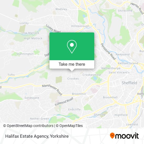 Halifax Estate Agency map