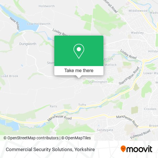 Commercial Security Solutions map