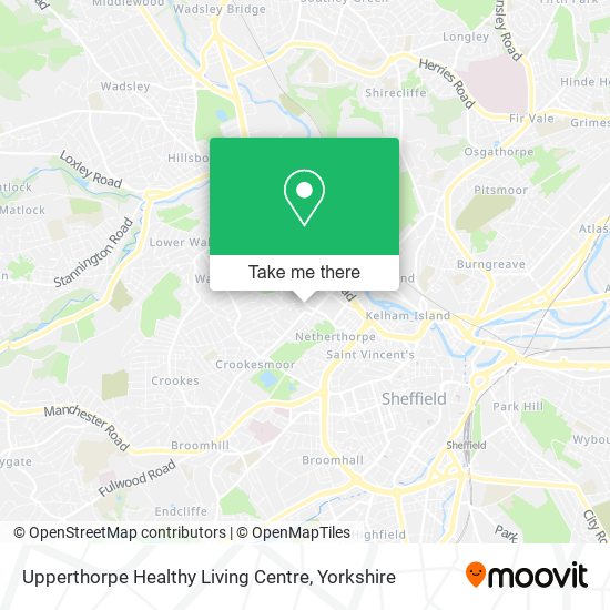 Upperthorpe Healthy Living Centre map