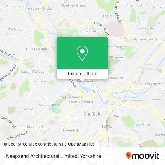 Neepsend Architectural Limited map