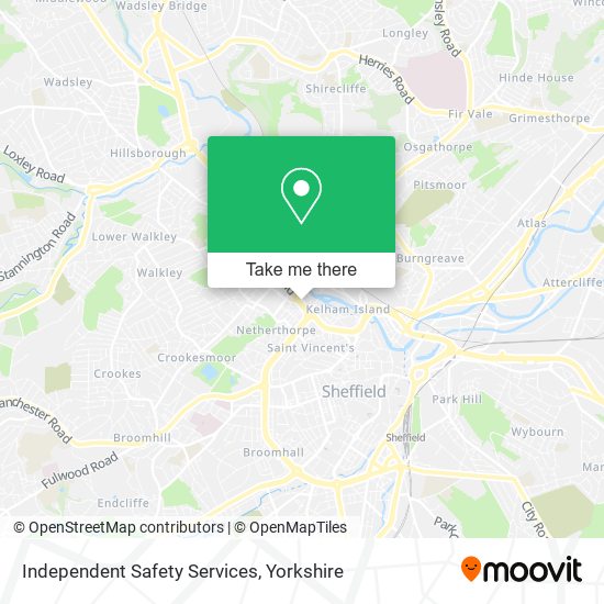 Independent Safety Services map