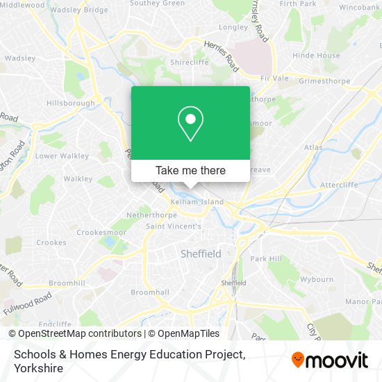 Schools & Homes Energy Education Project map