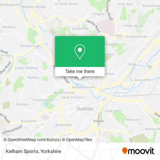 Kelham Sports map