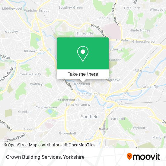 Crown Building Services map