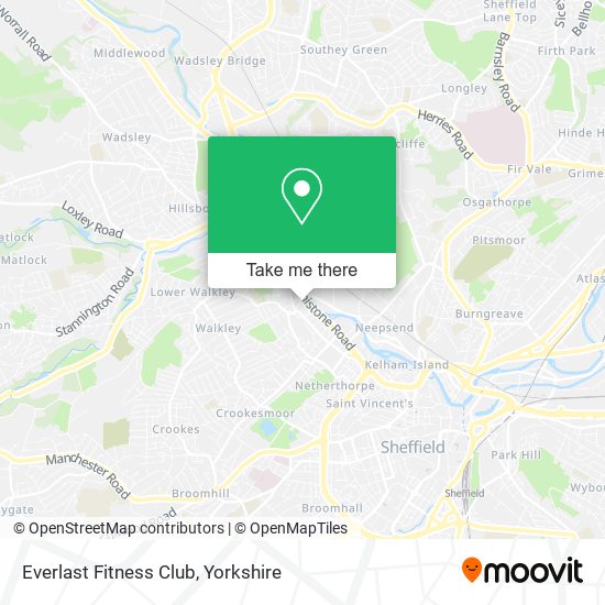 Everlast Fitness Club map