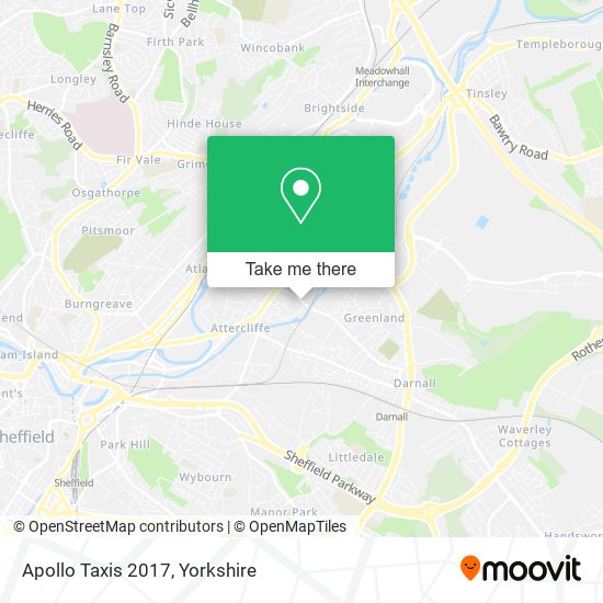 Apollo Taxis 2017 map