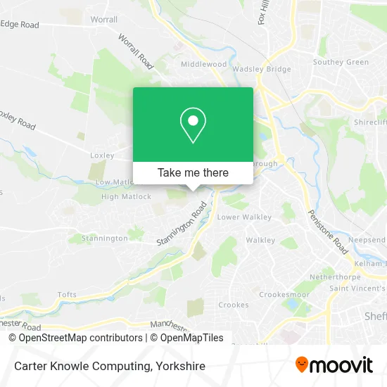 Carter Knowle Computing map