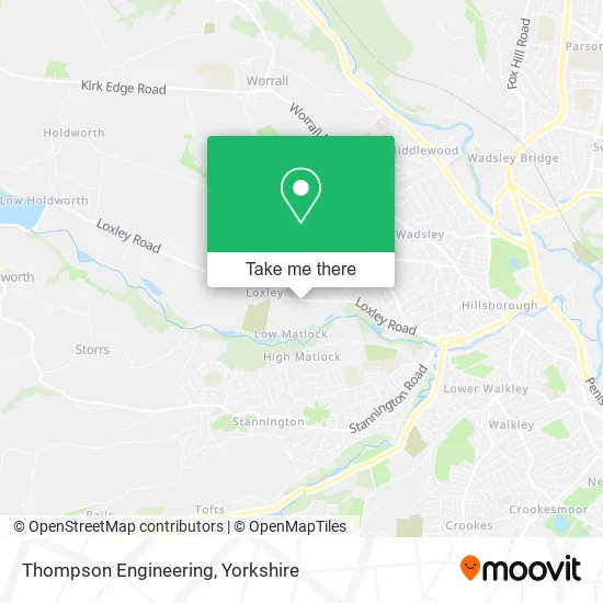 Thompson Engineering map