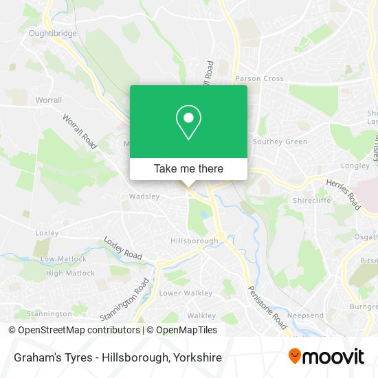 Graham's Tyres - Hillsborough map