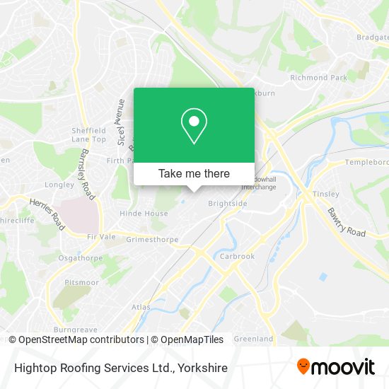 Hightop Roofing Services Ltd. map