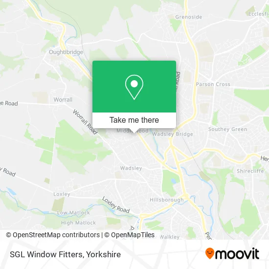 SGL Window Fitters map