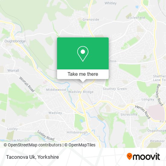 Taconova Uk map