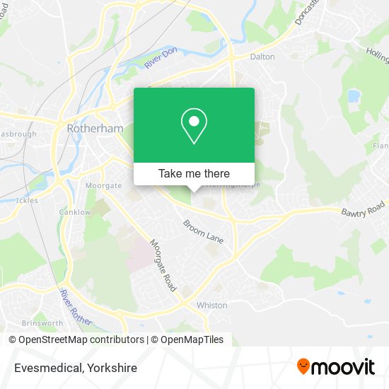 Evesmedical map