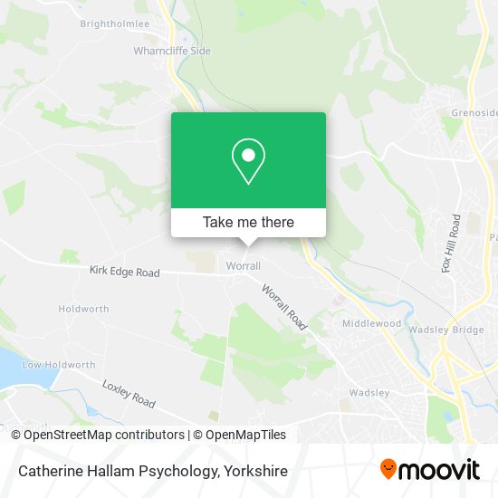 Catherine Hallam Psychology map