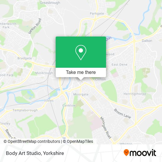 Body Art Studio map