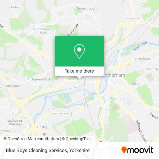 Blue Boys Cleaning Services map