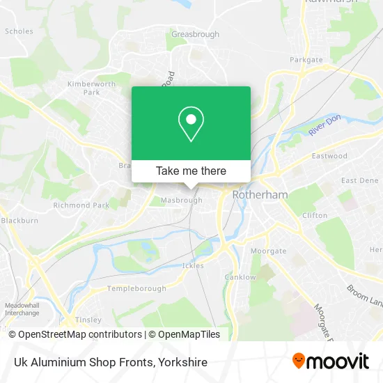 Uk Aluminium Shop Fronts map