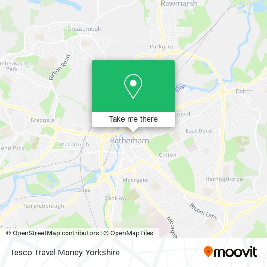 Tesco Travel Money map