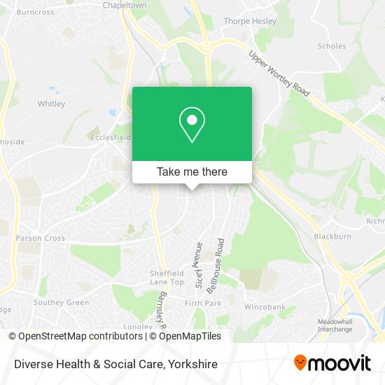 Diverse Health & Social Care map