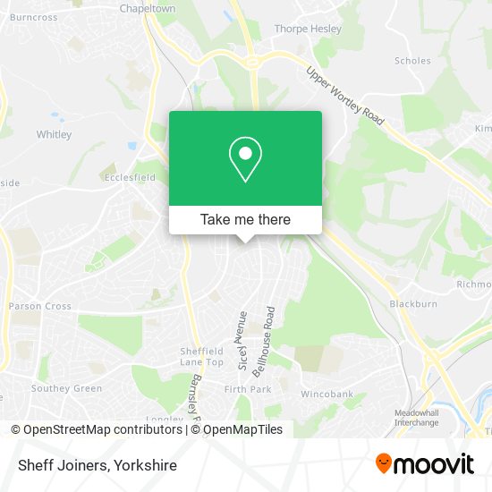 Sheff Joiners map