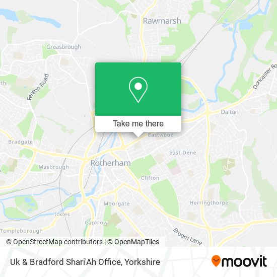 Uk & Bradford Shari'Ah Office map