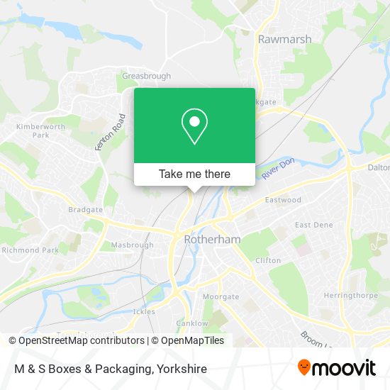 M & S Boxes & Packaging map