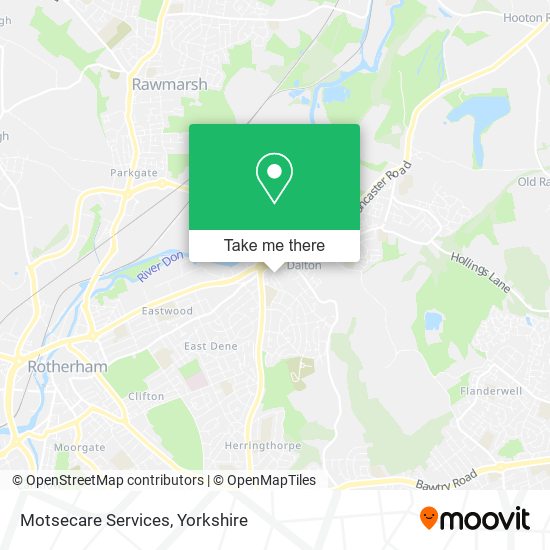 Motsecare Services map
