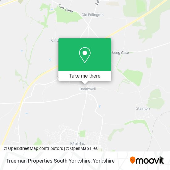 Trueman Properties South Yorkshire map