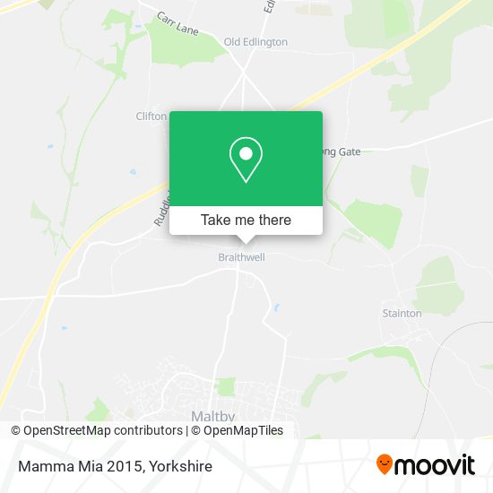 Mamma Mia 2015 map