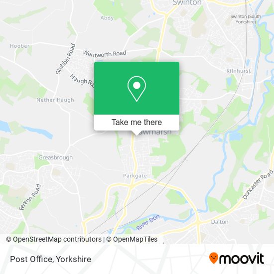 Post Office map