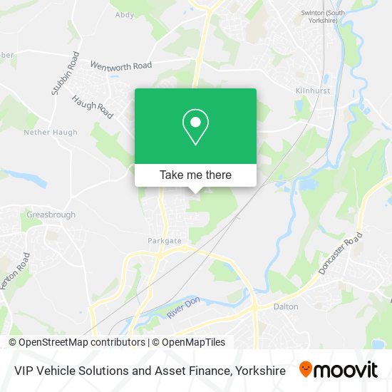 VIP Vehicle Solutions and Asset Finance map