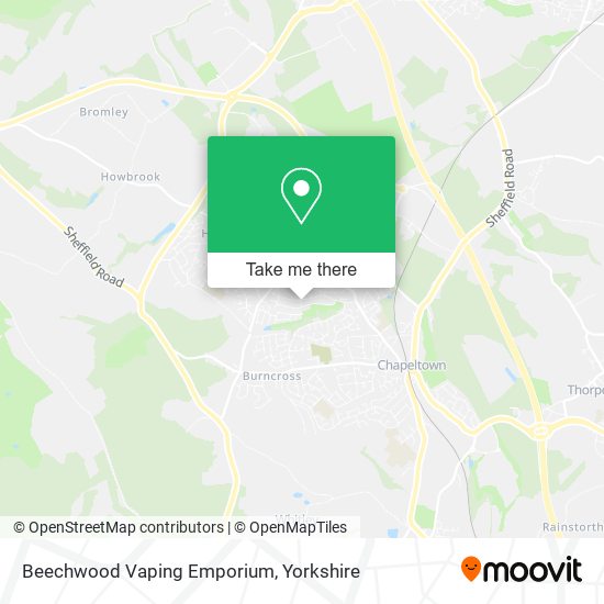 Beechwood Vaping Emporium map