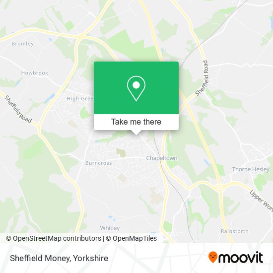 Sheffield Money map