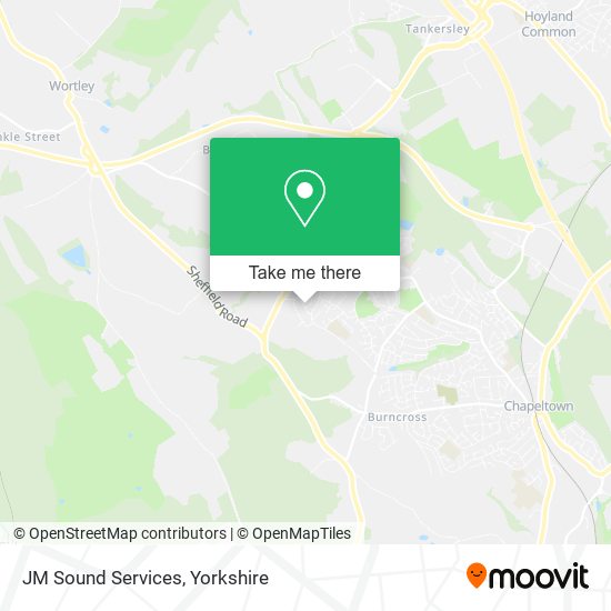 JM Sound Services map