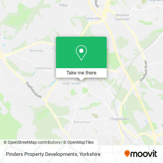 Pinders Property Developments map