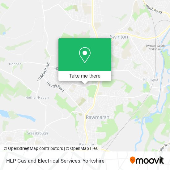 HLP Gas and Electrical Services map
