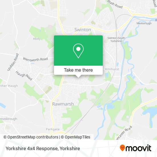 Yorkshire 4x4 Response map