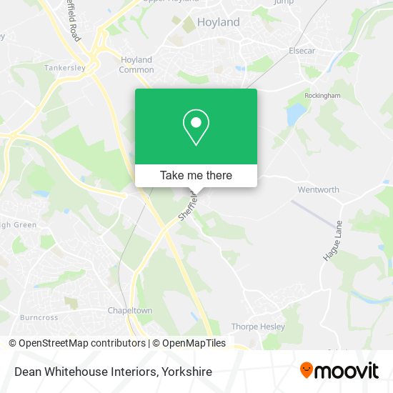 Dean Whitehouse Interiors map