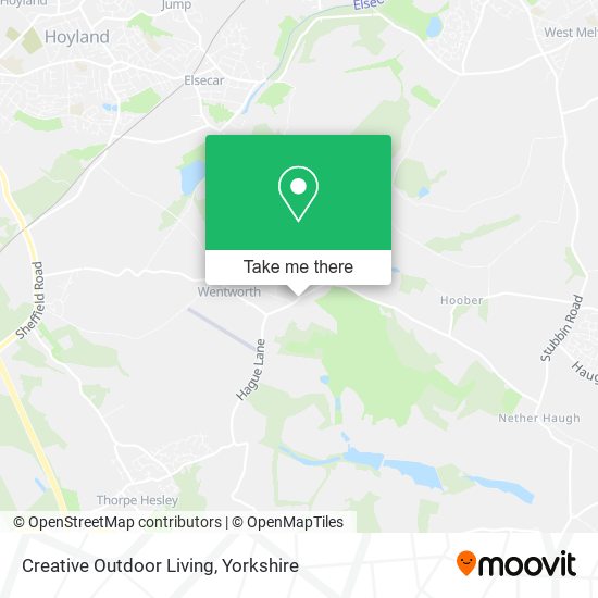 Creative Outdoor Living map