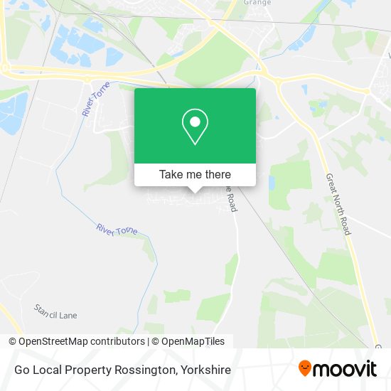 Go Local Property Rossington map