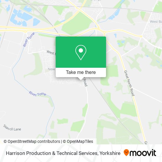 Harrison Production & Technical Services map