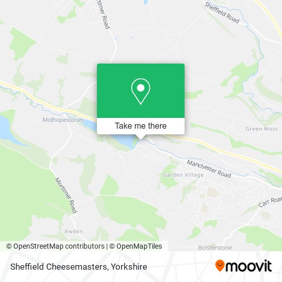 Sheffield Cheesemasters map