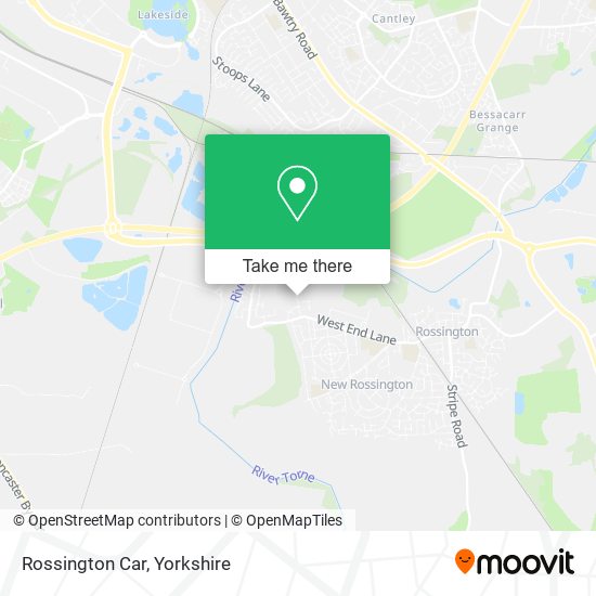 Rossington Car map