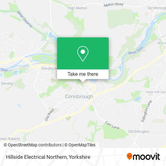 Hillside Electrical Northern map