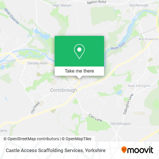 Castle Access Scaffolding Services map