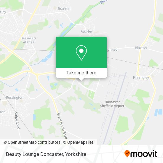 Beauty Lounge Doncaster map