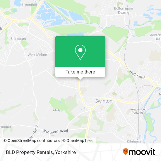 BLD Property Rentals map