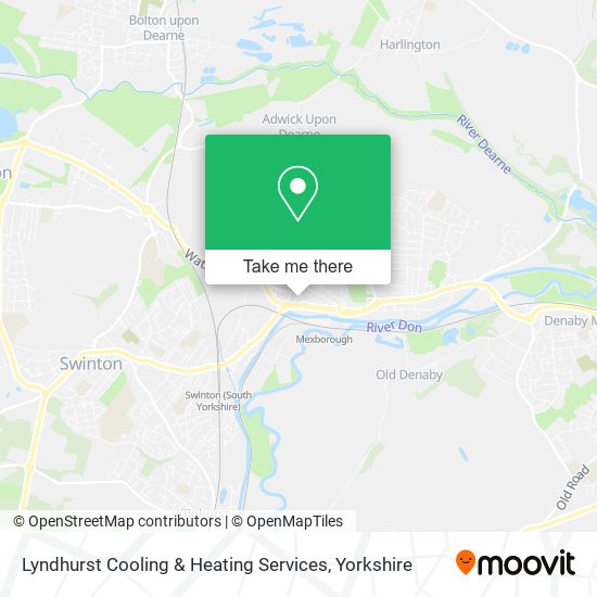 Lyndhurst Cooling & Heating Services map